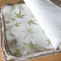 Mini Ręczniki Chusteczki Organiczne Bawełniano Konopne