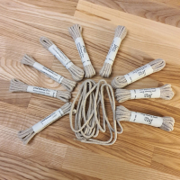Sznurówki Lniane Niebarwione 60 cm