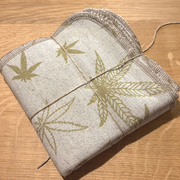 Mini Ręczniki Chusteczki Organiczne Bawełniano Konopne